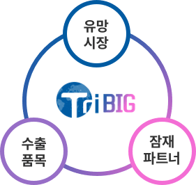 TriBIG - 유망시장, 수출품목, 해외바이어